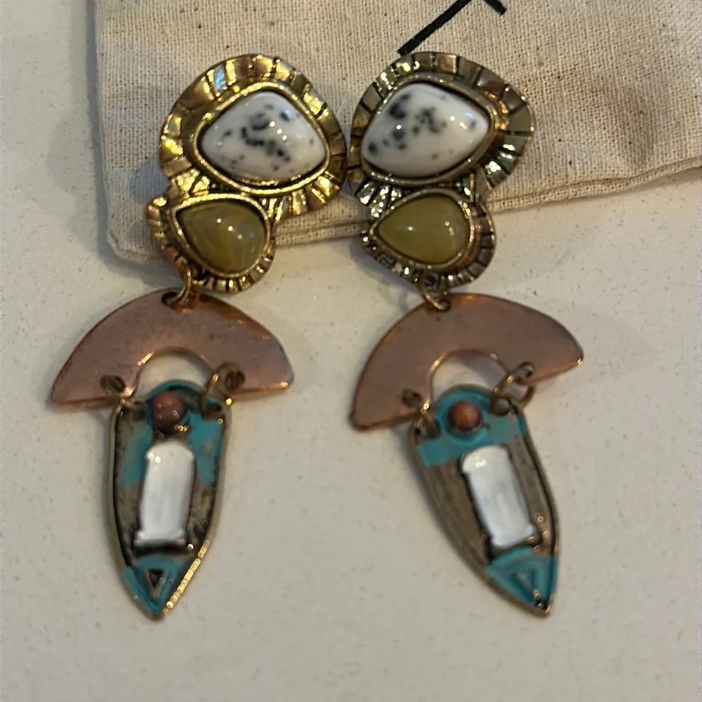 Vintage Statement Earrings - Picture 2 of 4